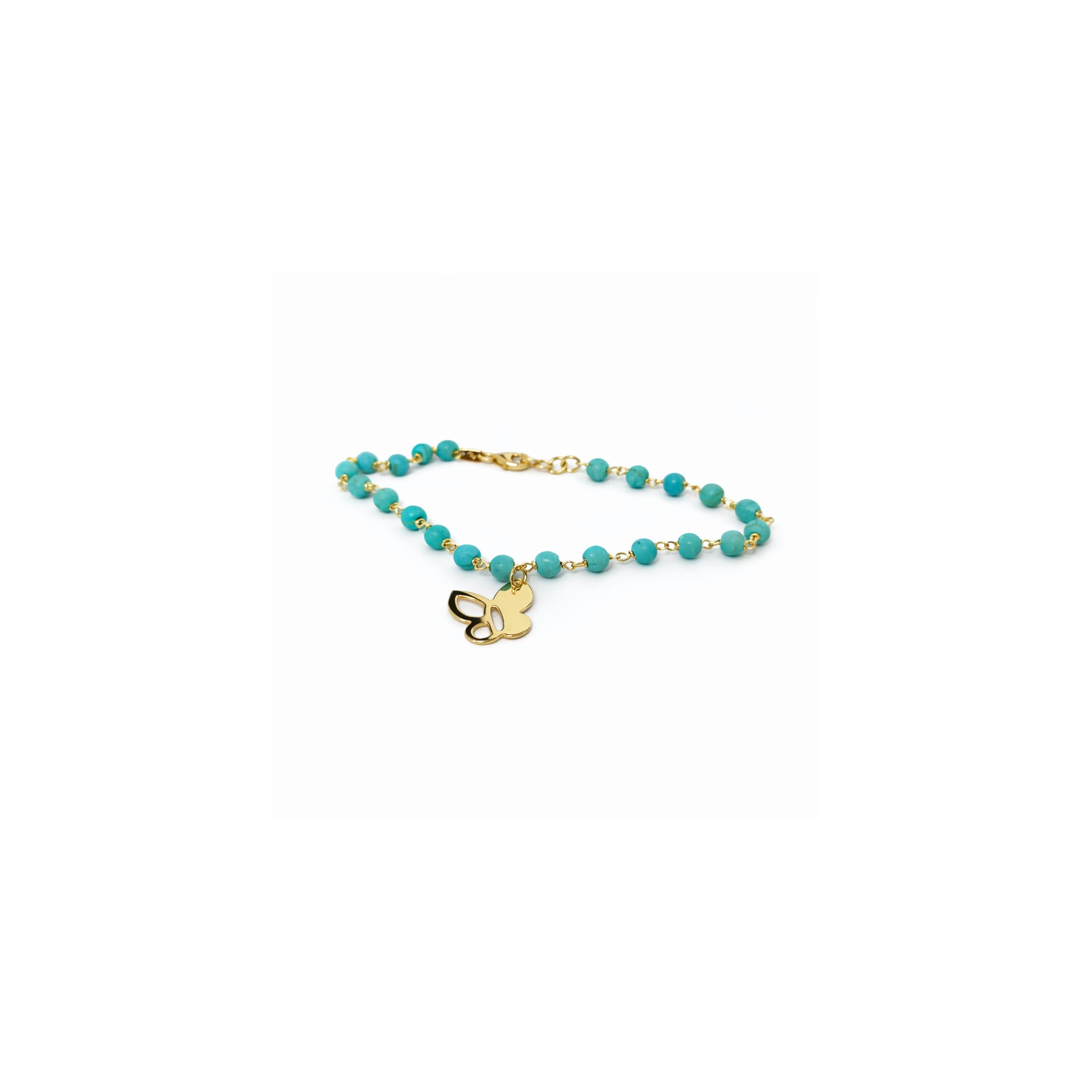 ΚΑΤΑΣΚΕΥΗ ΒΡΑΧΙΟΛΙ ΜΕ  Turquoise ΠΕΤΡΕΣ ΚΑΙ ΧΡΥΣΑ ΣΤΟΙΧΕΙΑ